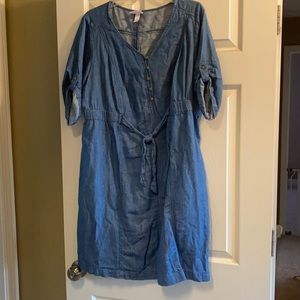 ISABEL MATERNITY denim dress size xl